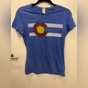 Women's Classic Colorado Flag 'Favorite Fit' T-Shirt